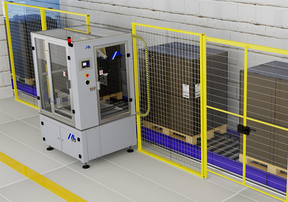 Standalone Multi-Face Robotic Pallet Labeller