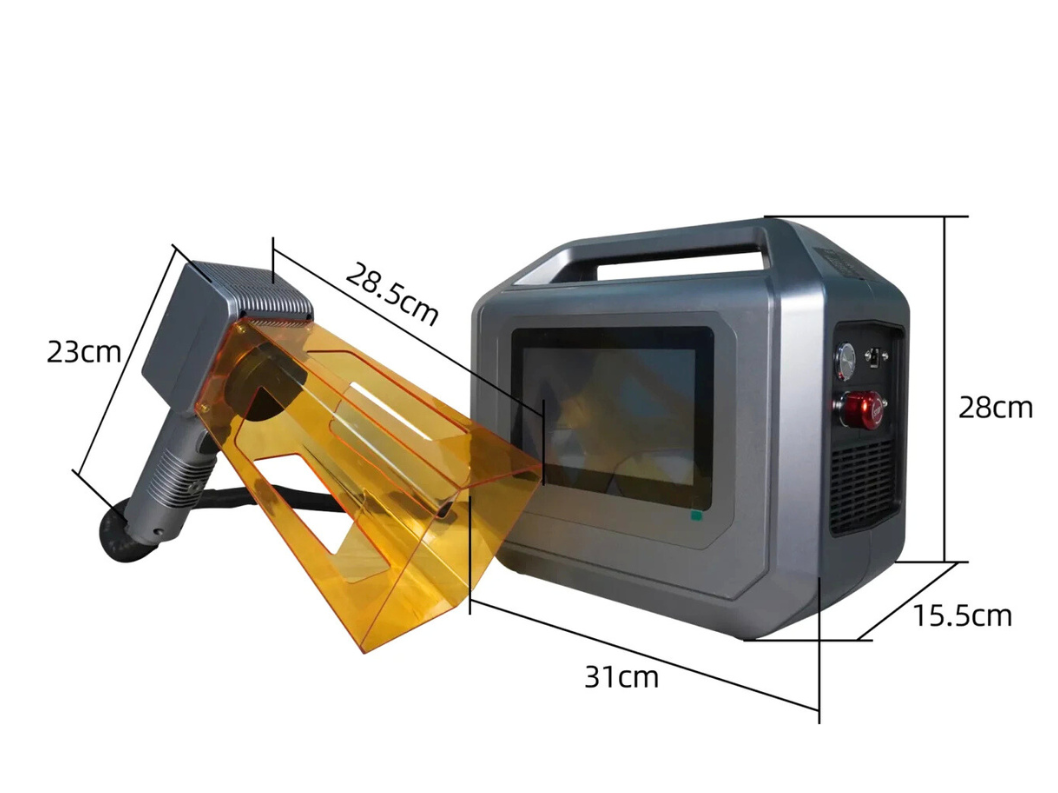 Rokas gravēšana uz uzstādītas metāla detaļas