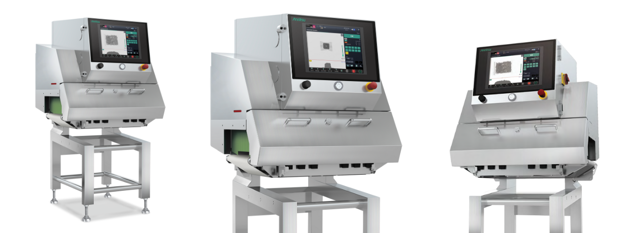 Anritsu XR76 rentgena pārbaudes sistēma uz pārtikas ražošanas līnijas