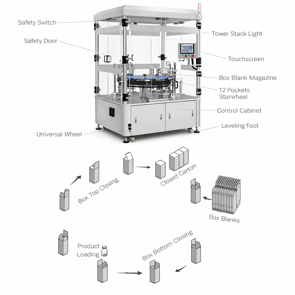 vertical cartoning machine