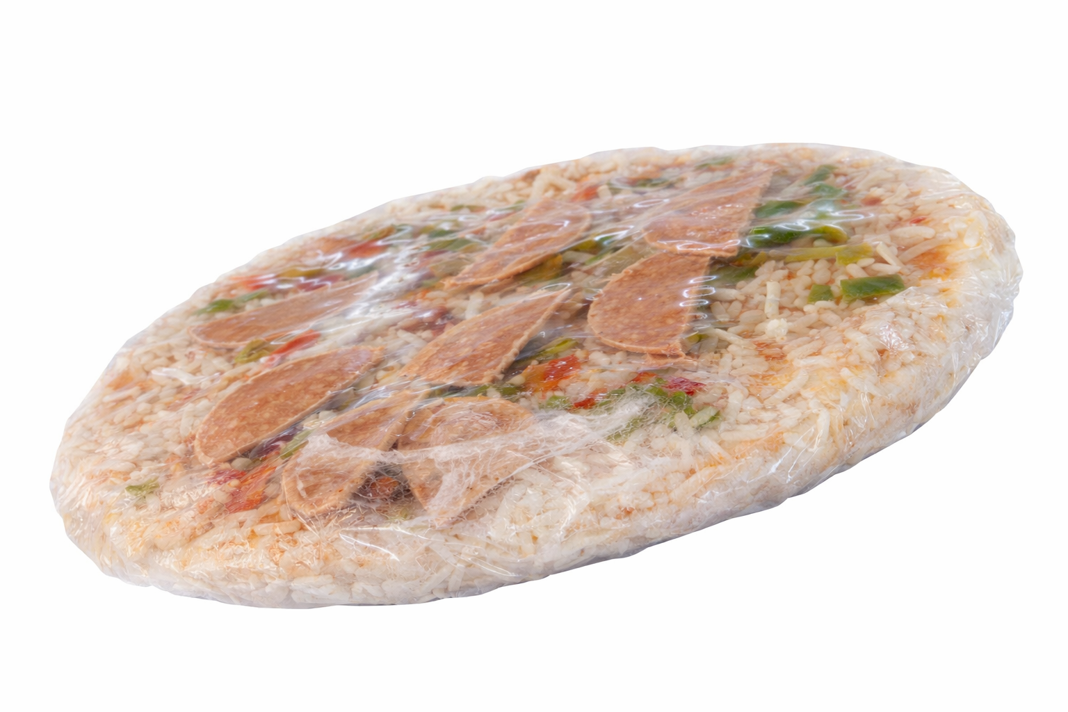 shrink wrap pizza