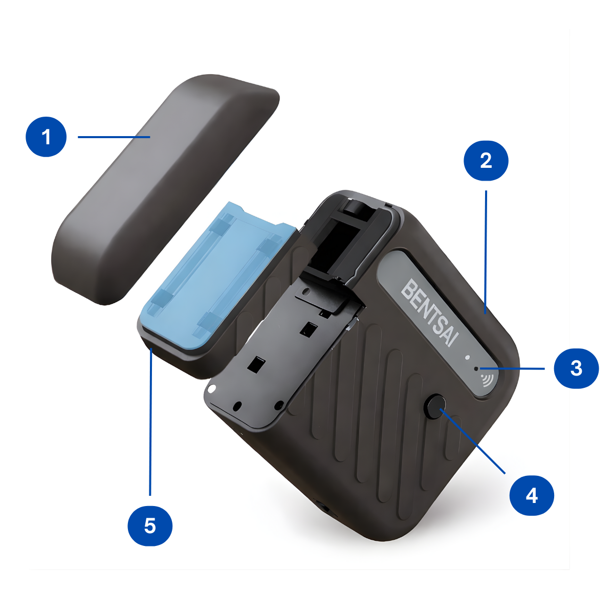 Bentsai mini printera tehniskais zīmējums