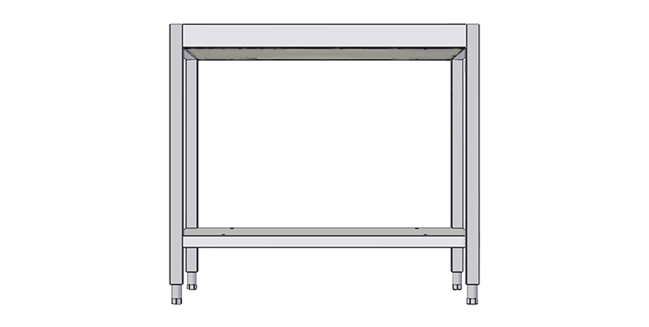 Lower support with shelf